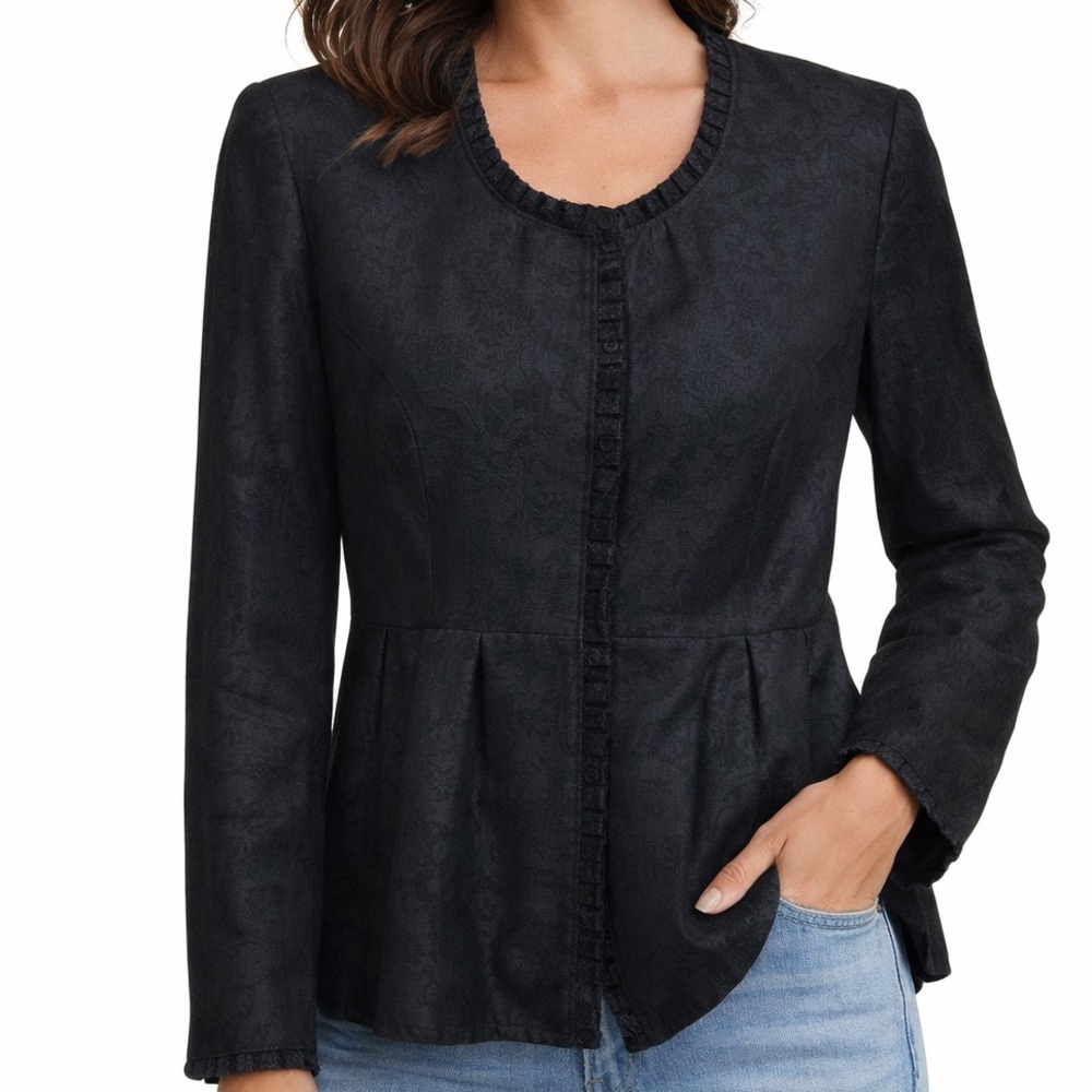 mint jodi arnold wool linen silk blazer jacket
